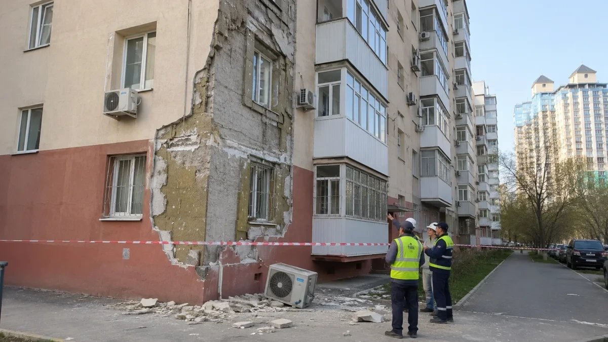 Вице-министр Казахстана: ответственность за старые фасады несут собственники жилья после гибели в Астане