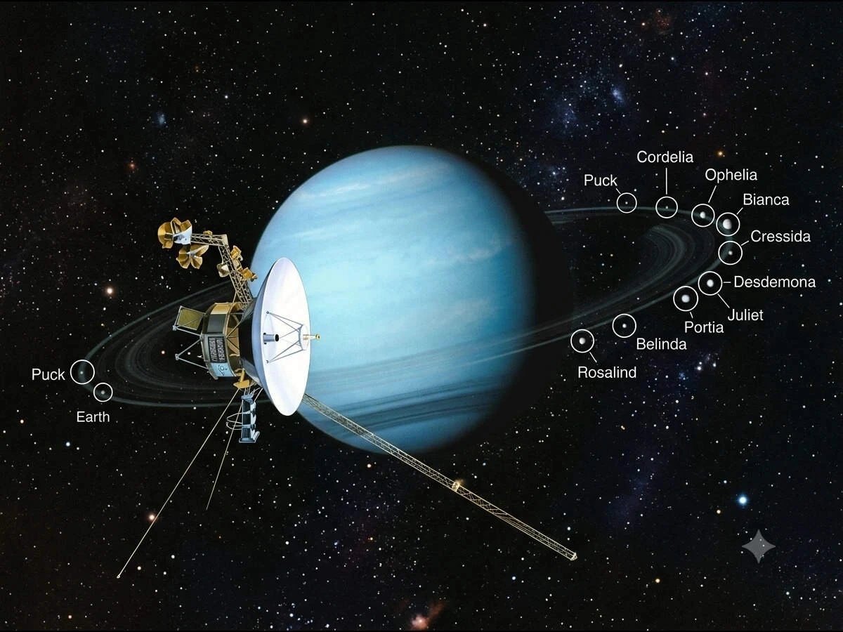 Пролёт Voyager 2 мимо Урана в 1986 году пришёлся на редкий солнечный ветер, показало исследование